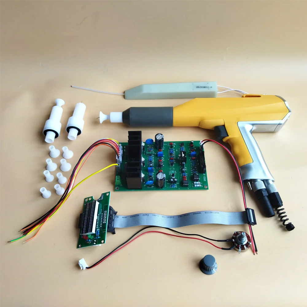 Kit Completo da Peça de Reposição do Equipamento da Máquina de Revestimento do pó Que Inclui 108 Placa do Pwb e Corpo do Escudo da Arma do Revestimento do pó com Cascata