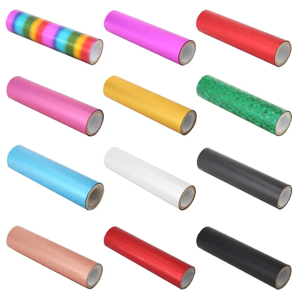 5MX1 Roll Glimmer Foil Hot Foil Rolls Heat Activated Foil Holographic Heat Transfer DIY Crafts Foil