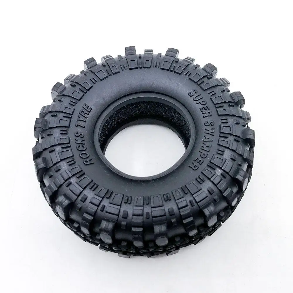 4pcs 1.9 Inch 110mm Rock Crawler Tire Wheel With Solid Beadlock Wheel Rim For 1/10 Axial Trax Trx4 Rc4wd D90 D110 Tf2 Rc Car