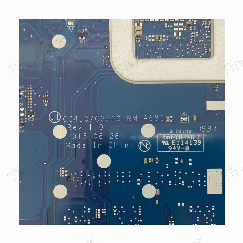 5B20K25407 5B20K25381 I3-5005UP UMA CG410/CG510 NM-A681 Laptop Integrated Motherboard FullTest for Lenovo 100-15IBD ideapad 80QQ