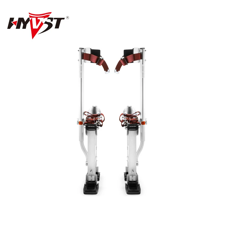 

Hyvst Drywall Stilts - Adjustable 24"-40" inches Painters Walking Taping Tools Aluminum drywall stilt