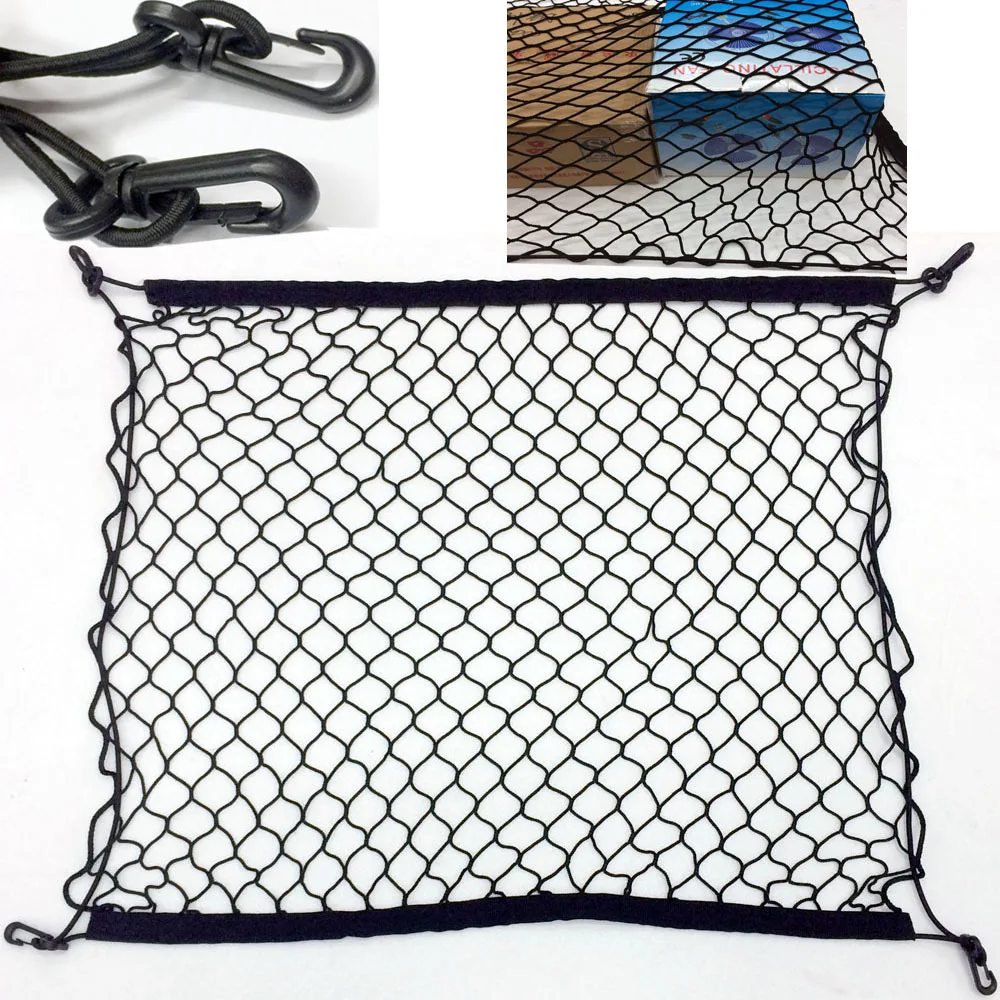 For Chevrolet Cruze Lacetti Niva Aveo Car Boot Luggage Storage Cargo Organiser Elastic Mesh Trunk Net Accessories