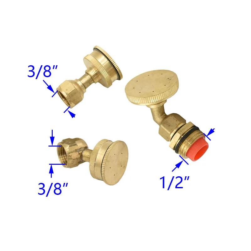 Mosiężne 1/4 żeńskie z 5/8 otworem opryskiwacz ogrodowy dysza rozpylająca dysza zamgławiająca zraszacze do pestycydów ogrodowych 1 szt