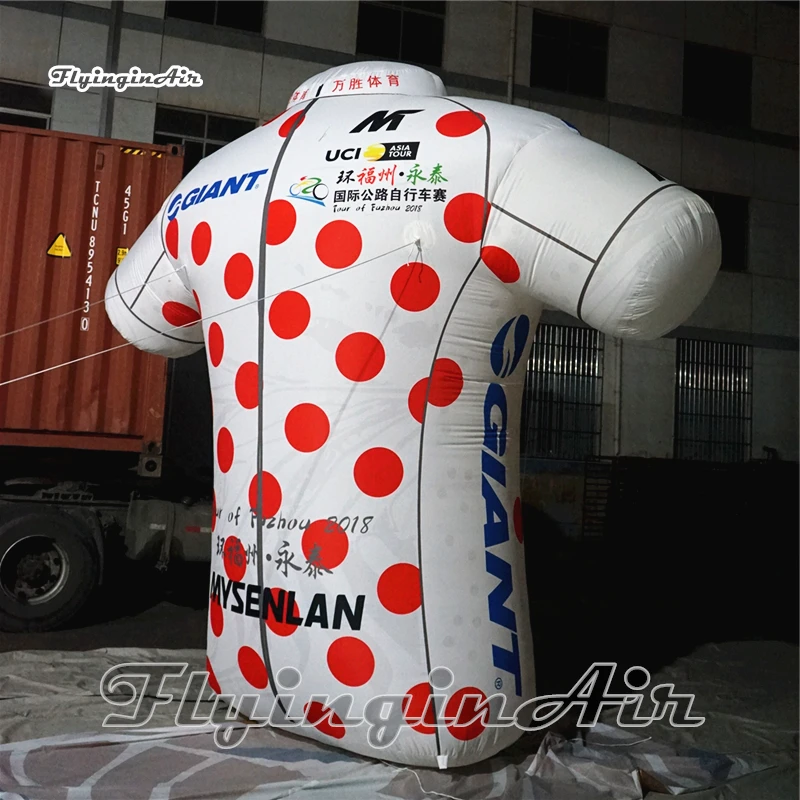 4m Large Advertising Inflatable Sponsor Sportswear Model Balloon With Custom Printing For Promotion Event