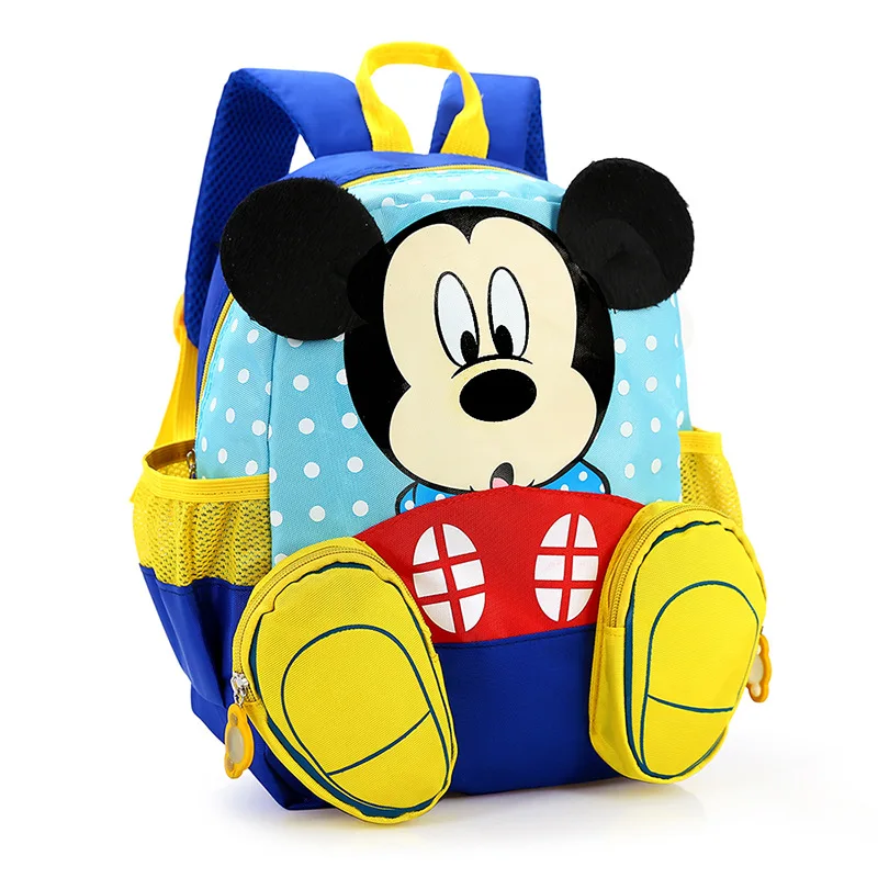 Disney przedszkole moda plecak dla chłopców dziewcząt Mickey Minnie szkolne torby dla dzieci małe podróże 3-5-6 lat Mochila Escolar