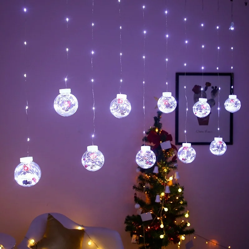 LED Bottled Fairy Lights String Lights Curtain Garland Lanterns Christmas Tree Decoration Home New Year Lighting