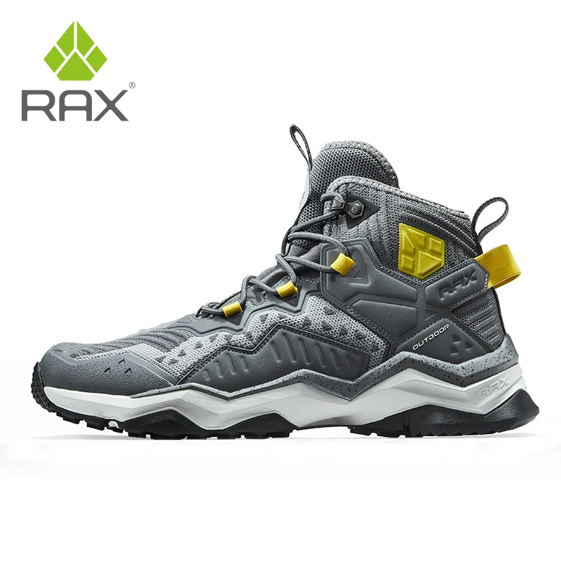 RAX Men Hiking Shoes winter Waterproof Outdoor Sneaker Men Leather Trekking Boots Trail Camping Climbing Hunting Sneakers Women