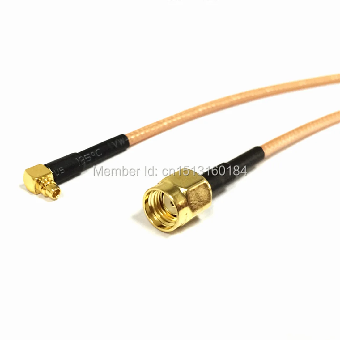 1PC New RP-SMA Plug  To  MMCX  Male Right Angle Connector  RG316 Pigtail Cable 15CM/30CM/50CM Adapter for WIFI Antenna