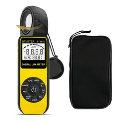 BTMETER BT-881E Digital Illuminance/Light Meter,Handheld Ambient Temperature Measurer with Range up to 300,000 Lux Luxmeter