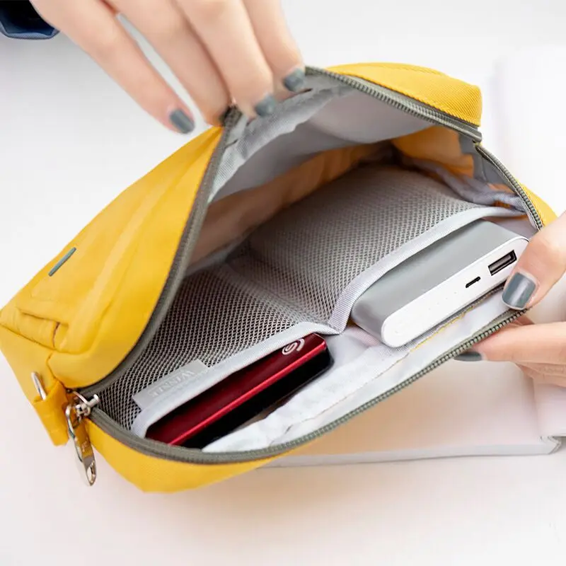 Sharkbang-Sac de rangement en toile étanche, multi-couches, pour bureau, dossier, document, crayon, stylos, papeterie