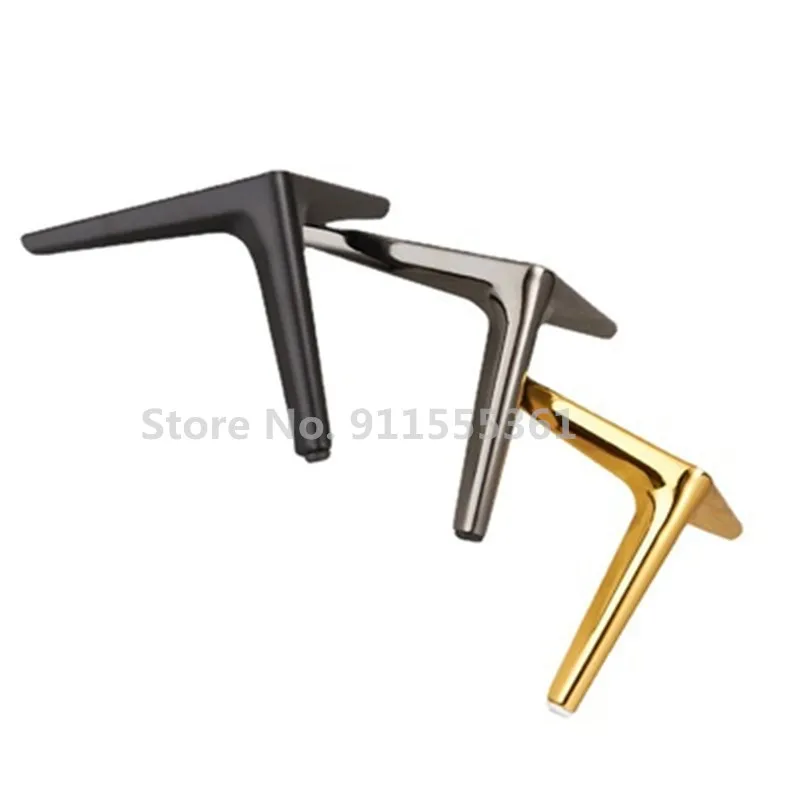 4Pcs/Set Metal Furniture Legs 120/150/190mm Cabinet Sofa Foot Table, for TV Cabinet Cabinet Feet Support Furniture Accessories