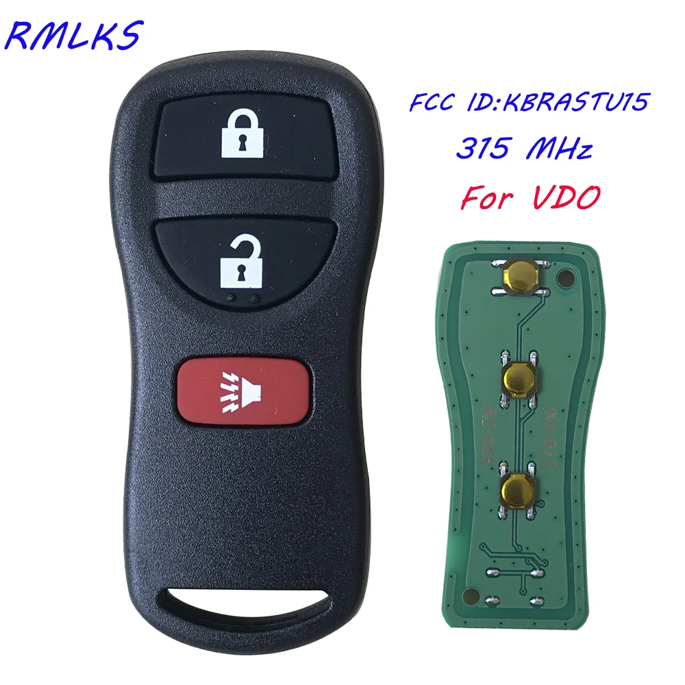 3 pulsanti Keyless Entry Remote Car Key Fob trasmettitore di controllo dell\'allarme per Nissan muslimexmuslimah