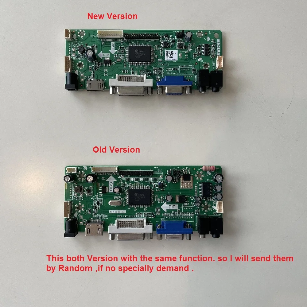 Kit B140XW02 V1/V0/V2/V3/V4/B140XW04 V0/B140XW03 V0/V2/V1 Controller Board LED LCD 1366X768 DVI VGA Bildschirm LVDS 14" M.NT68676