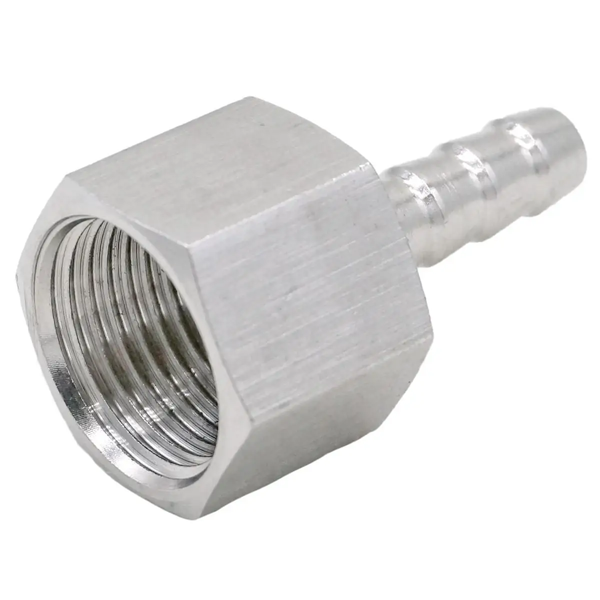 

1/2" BSP Female to 8mm Barb Hose 304 Stainless Steel Splicer Barb Hose Tail Connector 98 bar