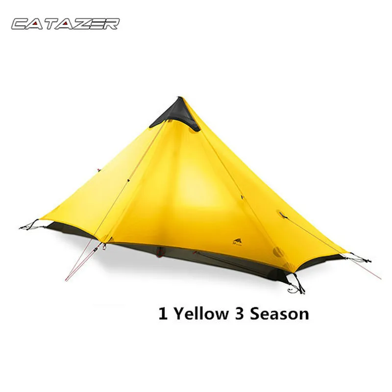 

Ultralight tent 2 person 2 3F UL GEAR 1 Person Outdoor Camping Tent 3 Season 4 Season Professional 15D Silnylon Rodless Tent