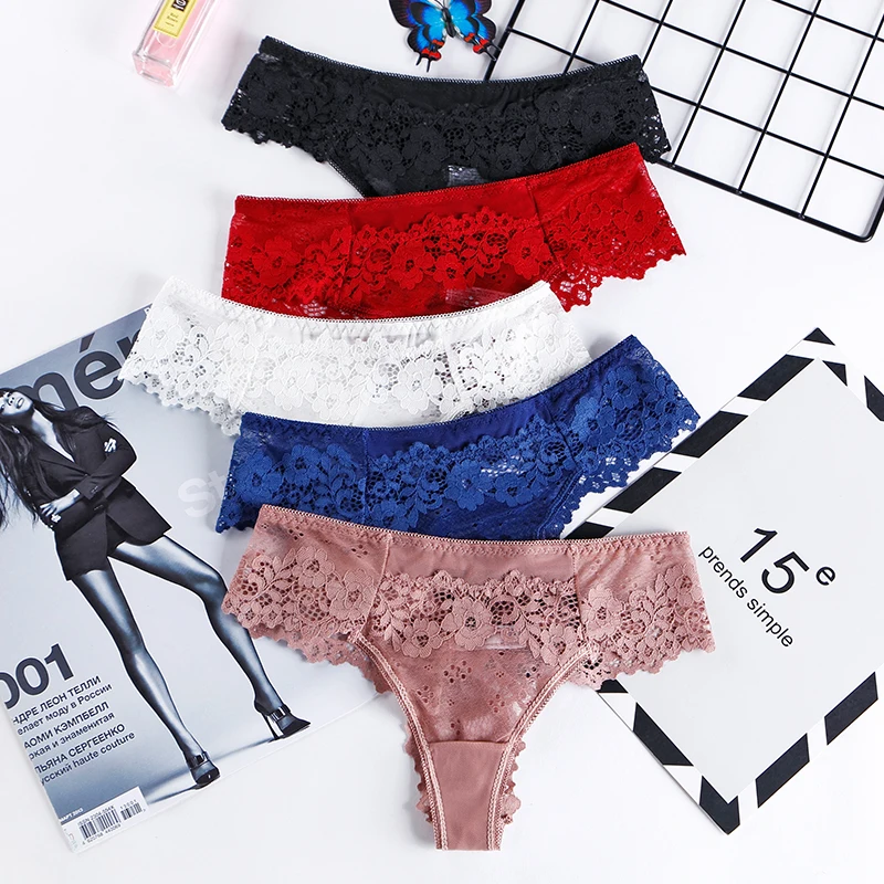 1Pcs Sexy Panties Underwear For Woman Lingerie New Lady G-string Lace Panties Female Thongs Intimates Free Shipping BANNIROU
