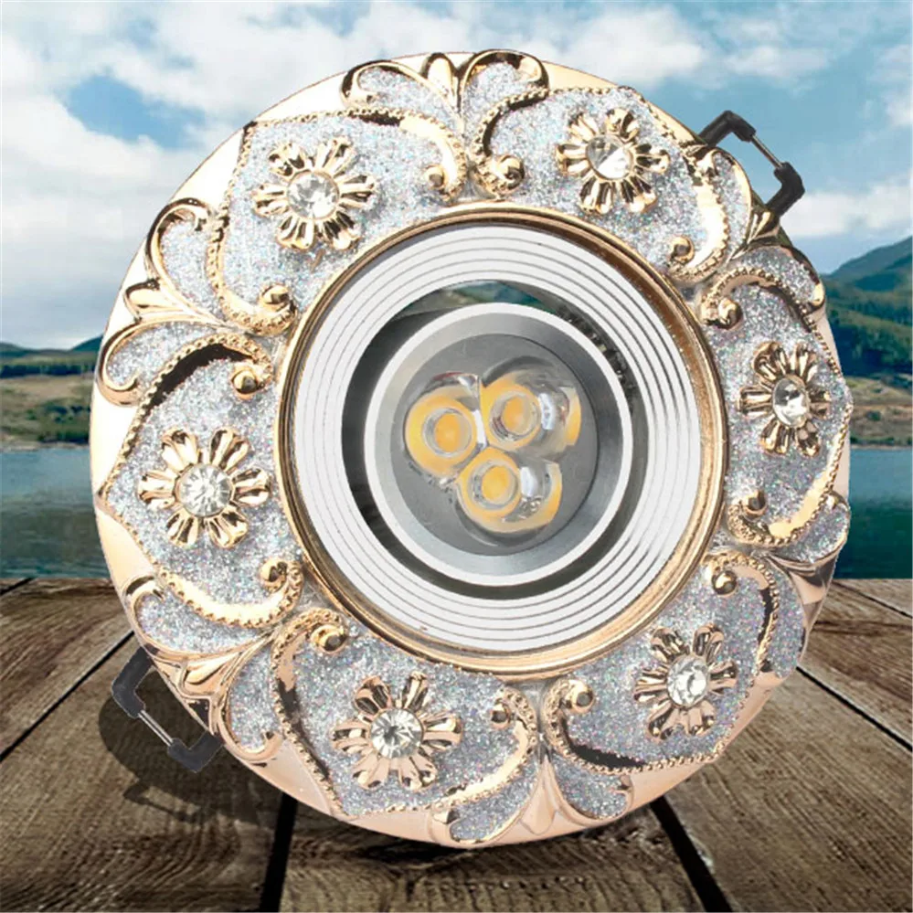 Nordic Modern Round Garland Led Ceiling Lamp 3W 5W 7W 220V For Hallway Living Room Corridor Luxury Loft Decor Resin Downlight