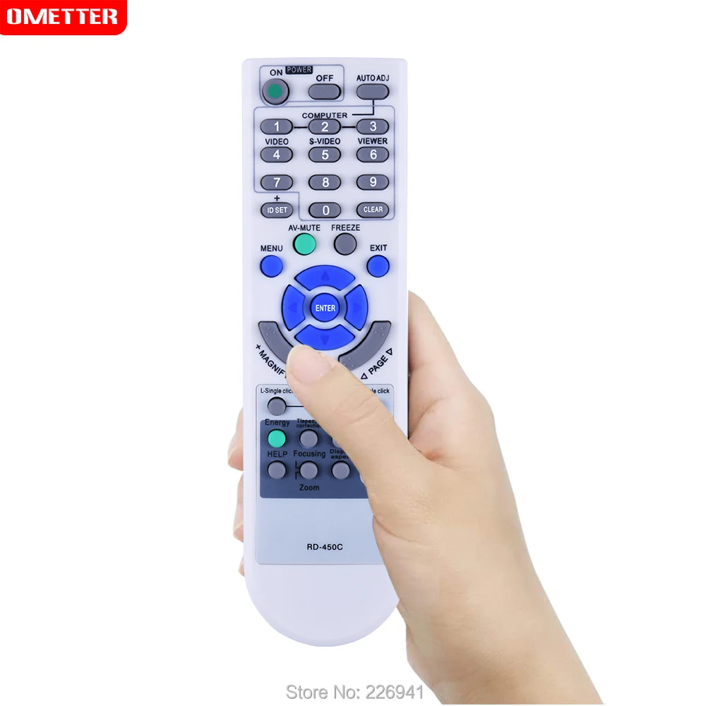 Controlador remoto para nec projetor Rd-450c Rd-448e Np-v260 + v230 me360
