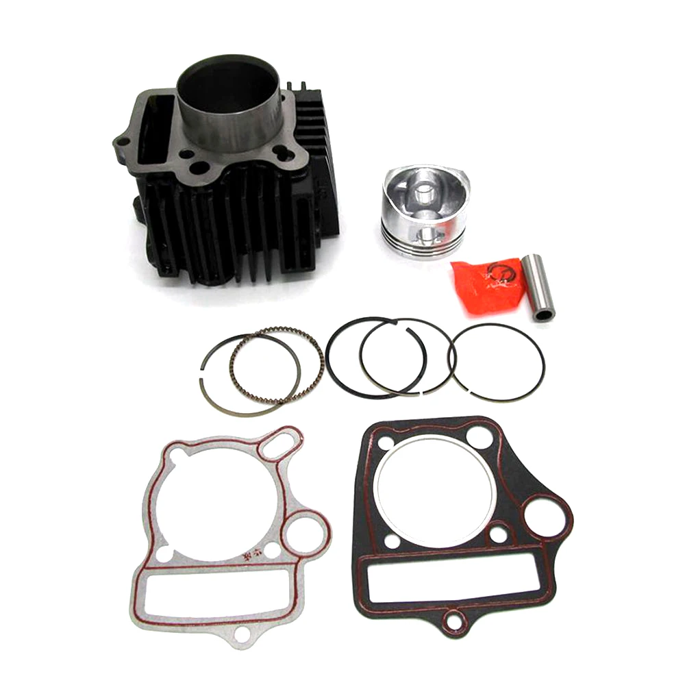 52mm Cylinder Body With Head Gaskets Pistons Kit Set For 110cc ATV Quad Dirt Pit Bike