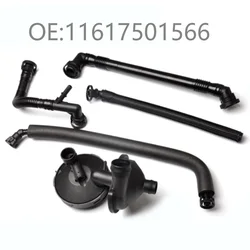 Car PVC Plastic Black Crankcase Vent Valve Water Separator For BMW E60 E83 X3 E53 X5 E85 Z4 E46 320i 323i 325i 328i