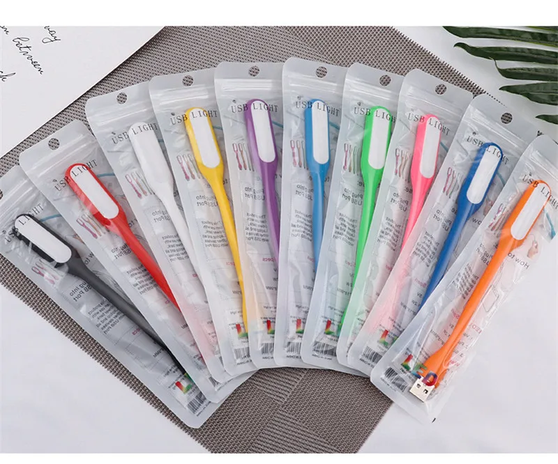 Flexo LED USB Lamp Book Light Mini Portable USB LED Light Power Bank Portable Notebook LED Reading Desk Light USB Night Lights