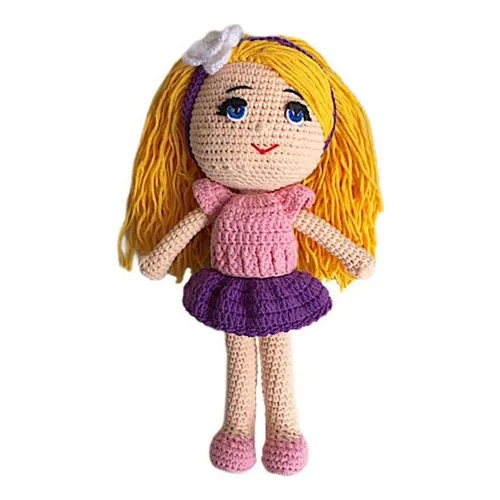 Loop Baby Amigurumi Hand-Knitted Toy Baby Simge