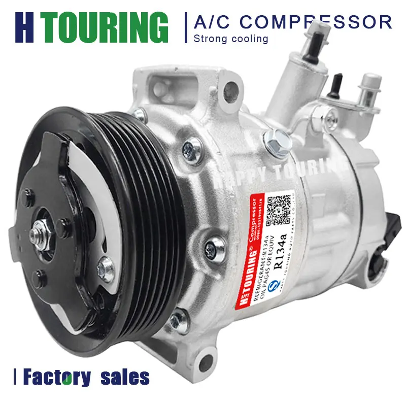 

For VW golf ac compressor VW Golf Caddy Eos Jettas Passat Polo Tiguan Touran 1K0820803C 1K0820803G 1K0820803Q 1K0820859F 168675F