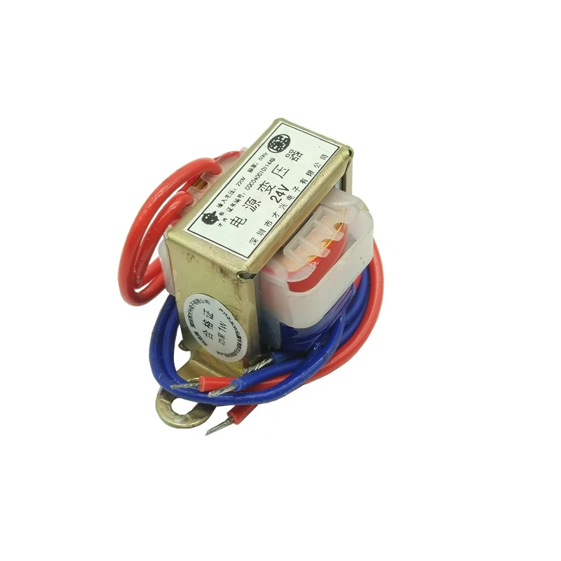 AC 6V 9V 12V 15V 18V 24V Output Voltage 1W EI copper core Input 220V 50Hz~60Hz Single/dual voltage Copper power transformer