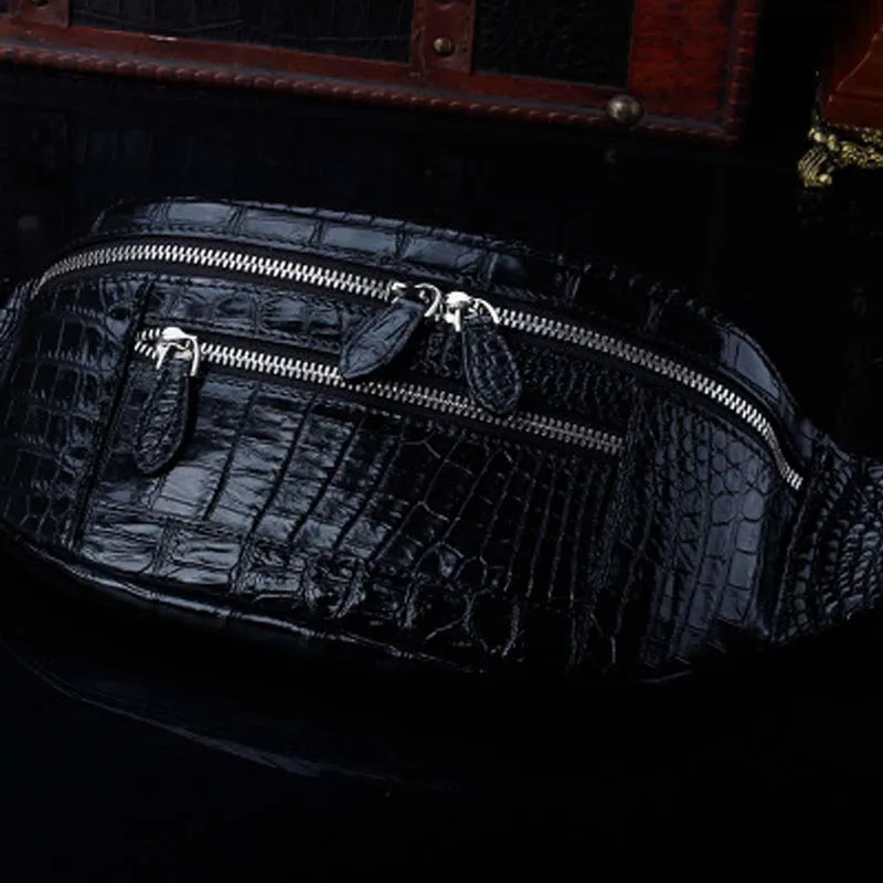 ourui new arrival male pockets black men pockets male wear-resisting men waist bag