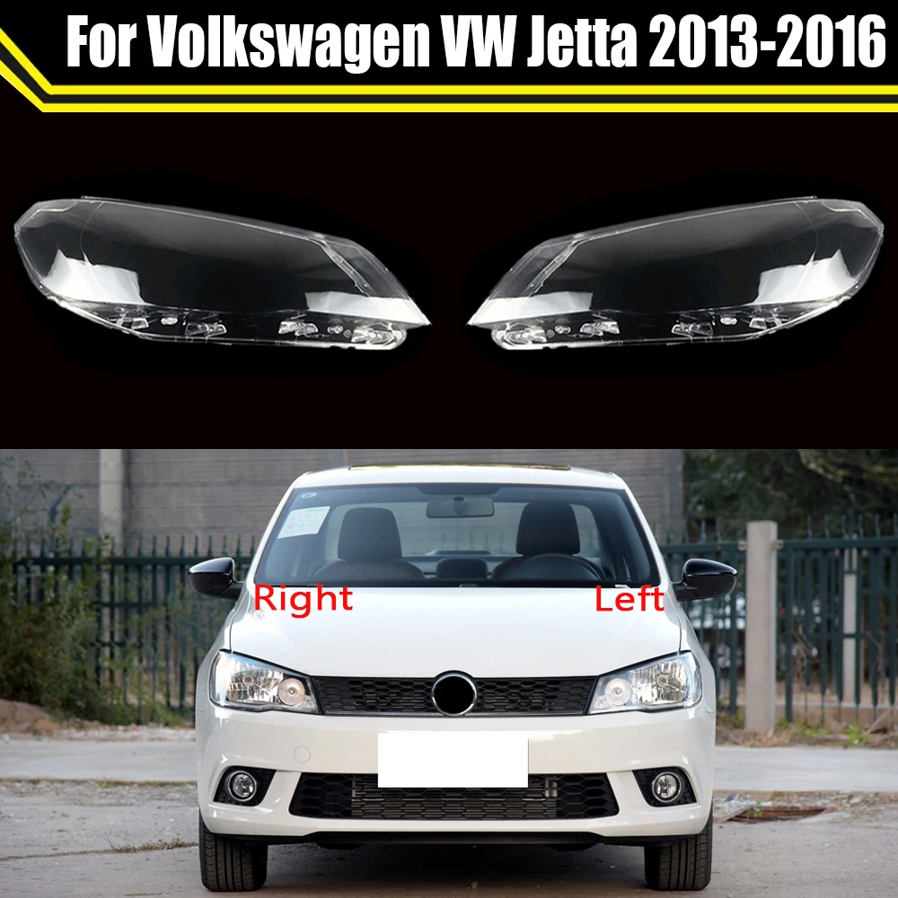 

For Volkswagen VW Jetta 2013 2014 2015 2016 Light Caps Headlamp Transparent Cover Lampshade Headlight Shell Cover Lens Case