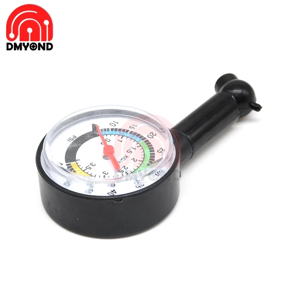 Digital Pointer Car Tyre Tire Pressure  Gauge Car Pressure Gauge with Pointer Color Dial For Car Auto Motorcycle Vehicle Test