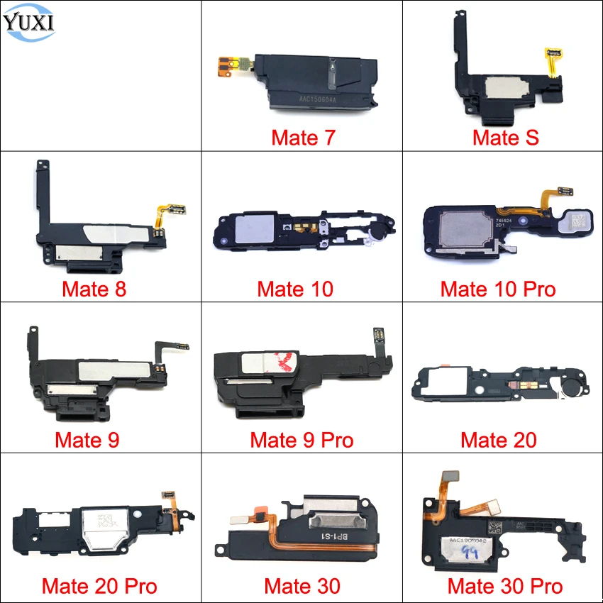 玉渓 1pc 背面下部拡声器ブザーリンガー拡声フレックスケーブルメイト 30 20 10 9 プロ 8 7 4s 交換部品