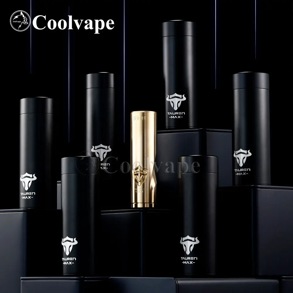 Coolvape Originele Tauren Max Hybrid Mech Mod 18650/20700/21700 Batterij 26Mm Vaporizer Vape Mechanische Mod