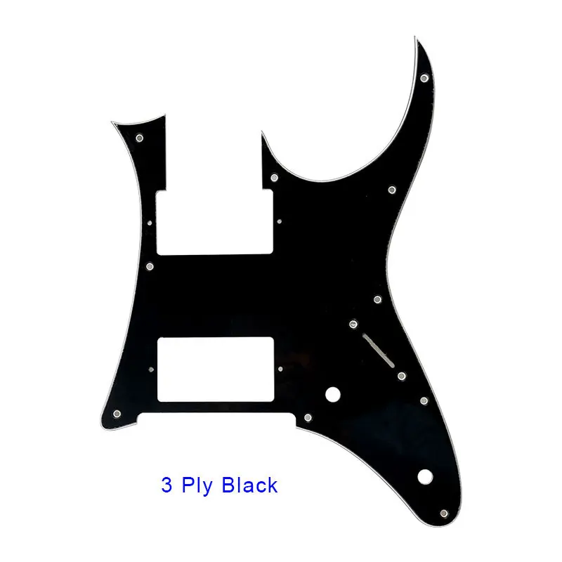 Xinyue Guitar Parts - For 10 Hole Screws MIJ Ibanez RG750 Guitar Pickguard Humbucker HH Pickup Scratch Plate,Many Colors