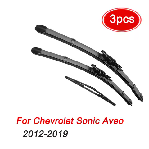 Wiper LHD Front Wiper BladesFor Chevrolet Sonic Aveo 2012 - 2019 2018 2017 2016 Windshield Windscreen Window Brushes 26"15"11"