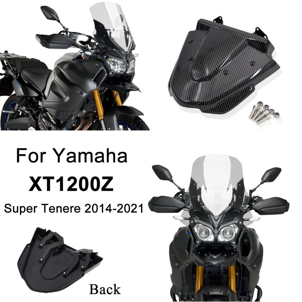 

For Yamaha XT1200Z XT 1200 Z Super Tenere Front Wheel Fender Beak Nose Cone Extension Cover Extender Cowl 2014-2021 2020 2019