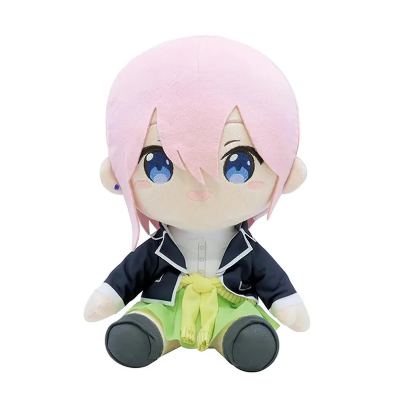 The Quintessential Quintuplets Nakano Nino Nakano Miku Anime Plush Soft Pillow Plush Doll Toys Gifts Cartoon Figures Plush Doll