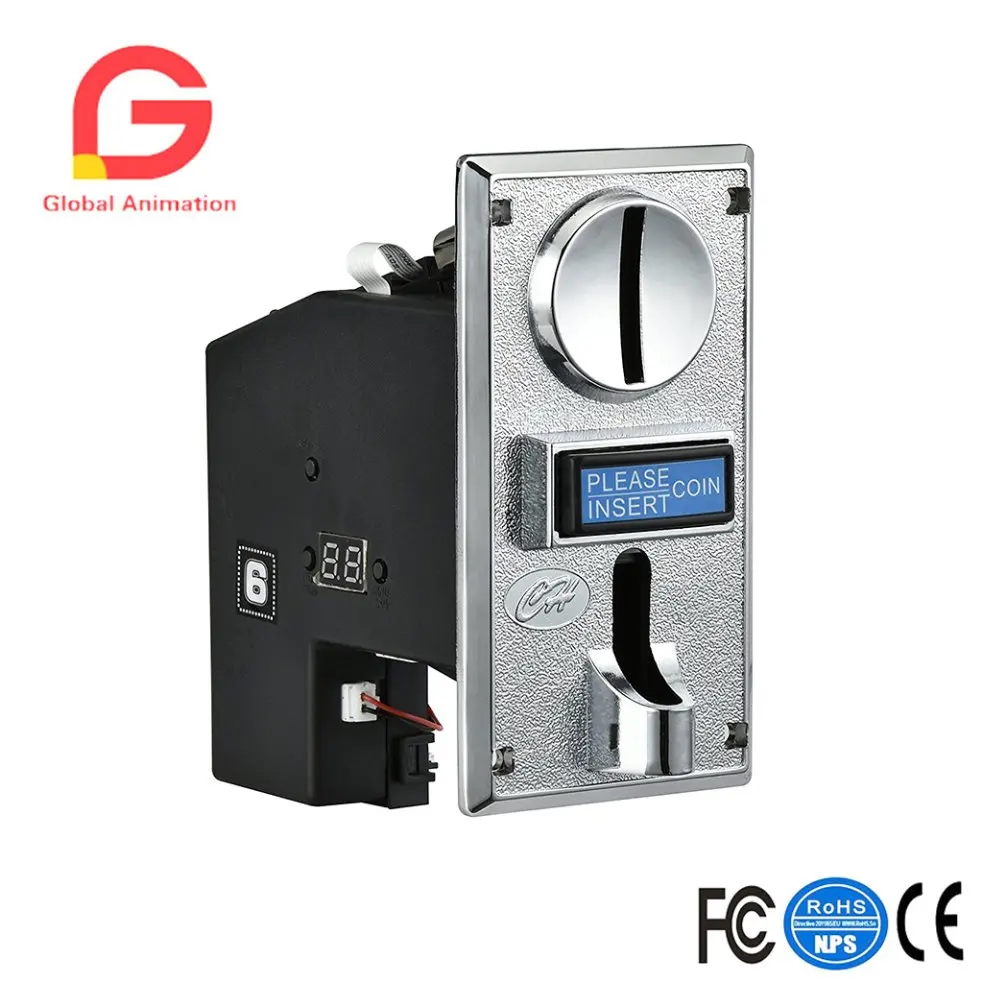 

CH-924 Multi Coin Mech Acceptor Coin Selector for Vending Machine, Coin Laundromat, Massage Chair, Arcade Jamma Video Game Etc..