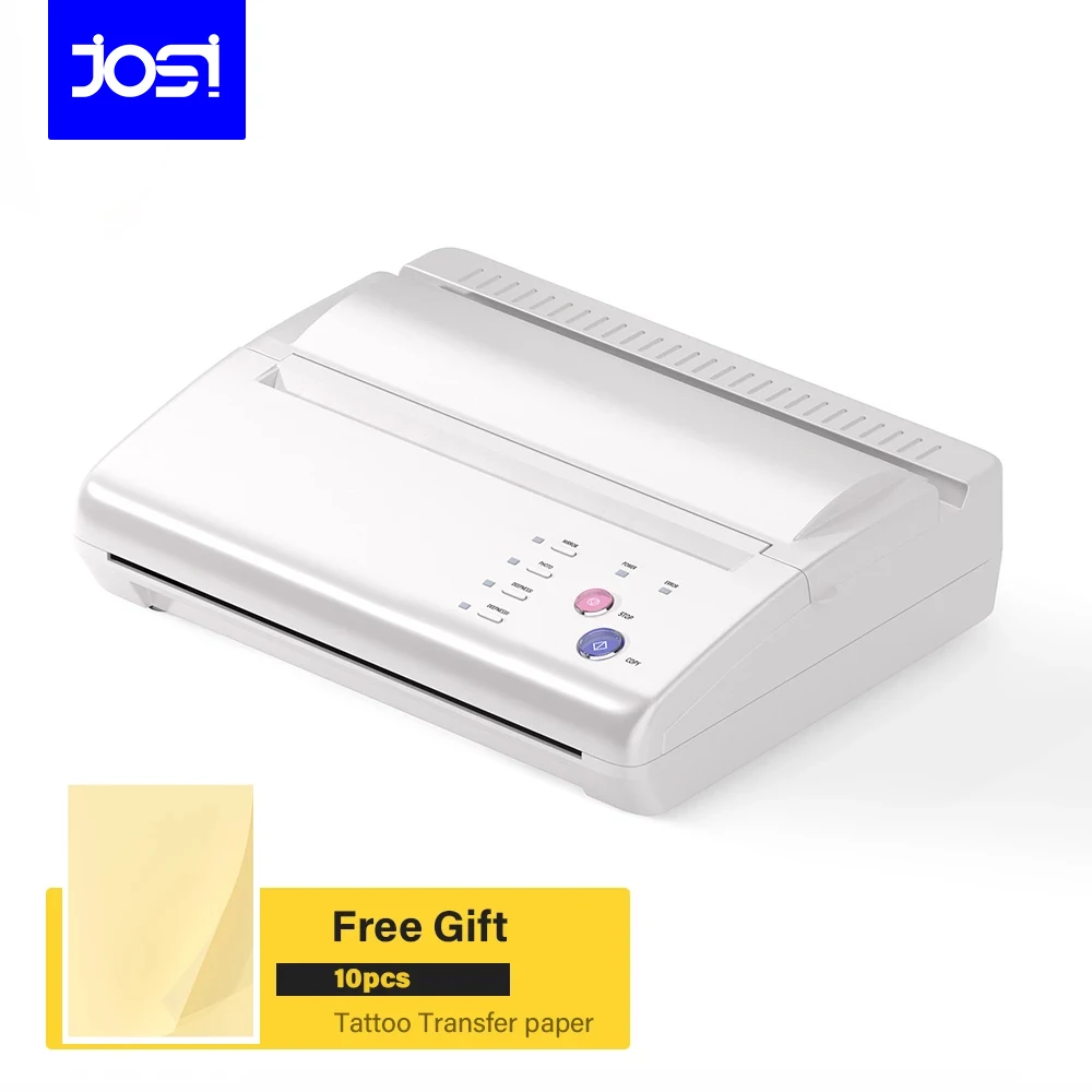 JOSI Silver Color A4 Tattoo Transfer Machine Printer Drawing Thermal Copy Stencil Tattoo Machine For Transfer Paper Copy