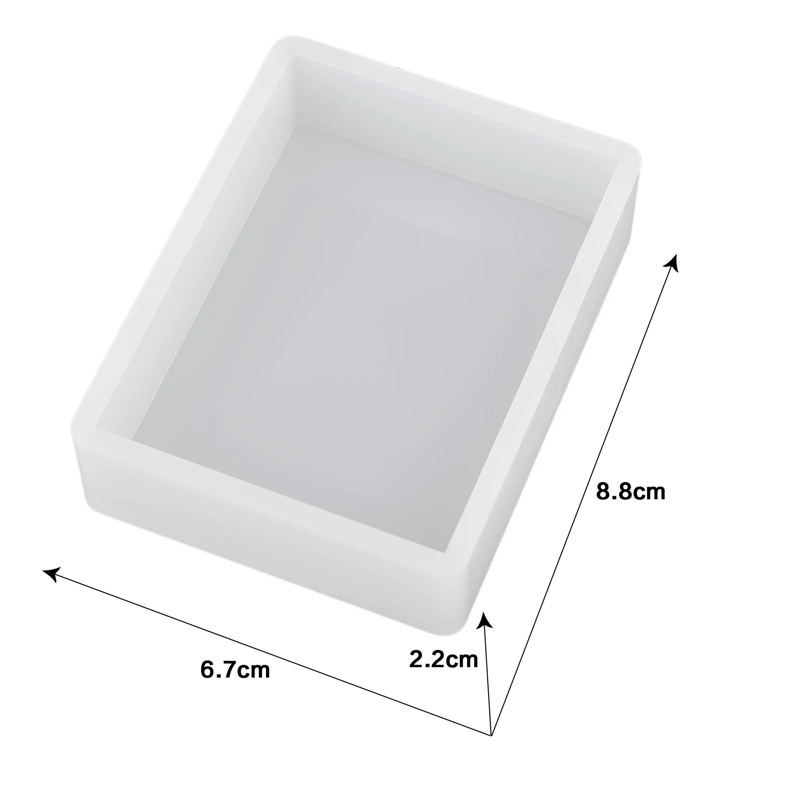 Quader Würfel Harz Form Kristall Epoxy Silikon Form DIY Schmuck Anhänger Ablage Form Quadrat Rechteckige Casting Zubehör
