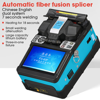 FS-60F 5-inch COMPTYCO FTTH Fiber Optic Welding Splicing Machine Optical Fiber Lithium Battery Fusion Splicer tool kit box