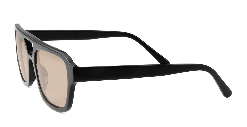 VE Designer Quadratische Sonnenbrille für Damen, Hochwertige Weiße Acetat-Sonnenbrille für Herren, Doppelbrücken-Design, Große Gläser, Oculos – Detail 17