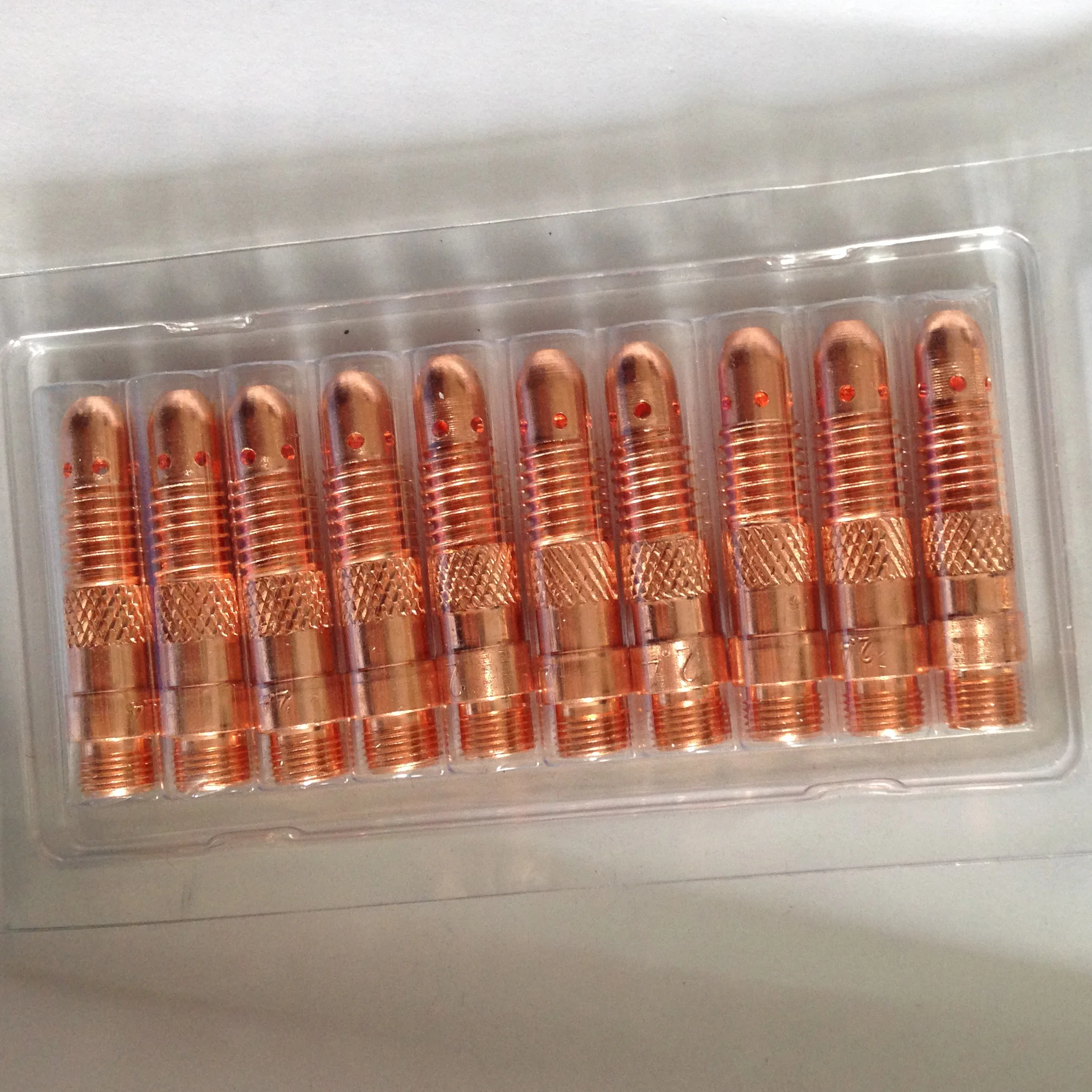 

10PCS 10N28 10N31 10N32 1.6/2.4/3.2MM Collet Body for TIG Welding Torch WP17 WP18 WP26