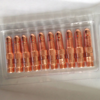 10PCS 10N28 10N31 10N32 1.6/2.4/3.2MM Collet Body for TIG Welding Torch WP17 WP18 WP26