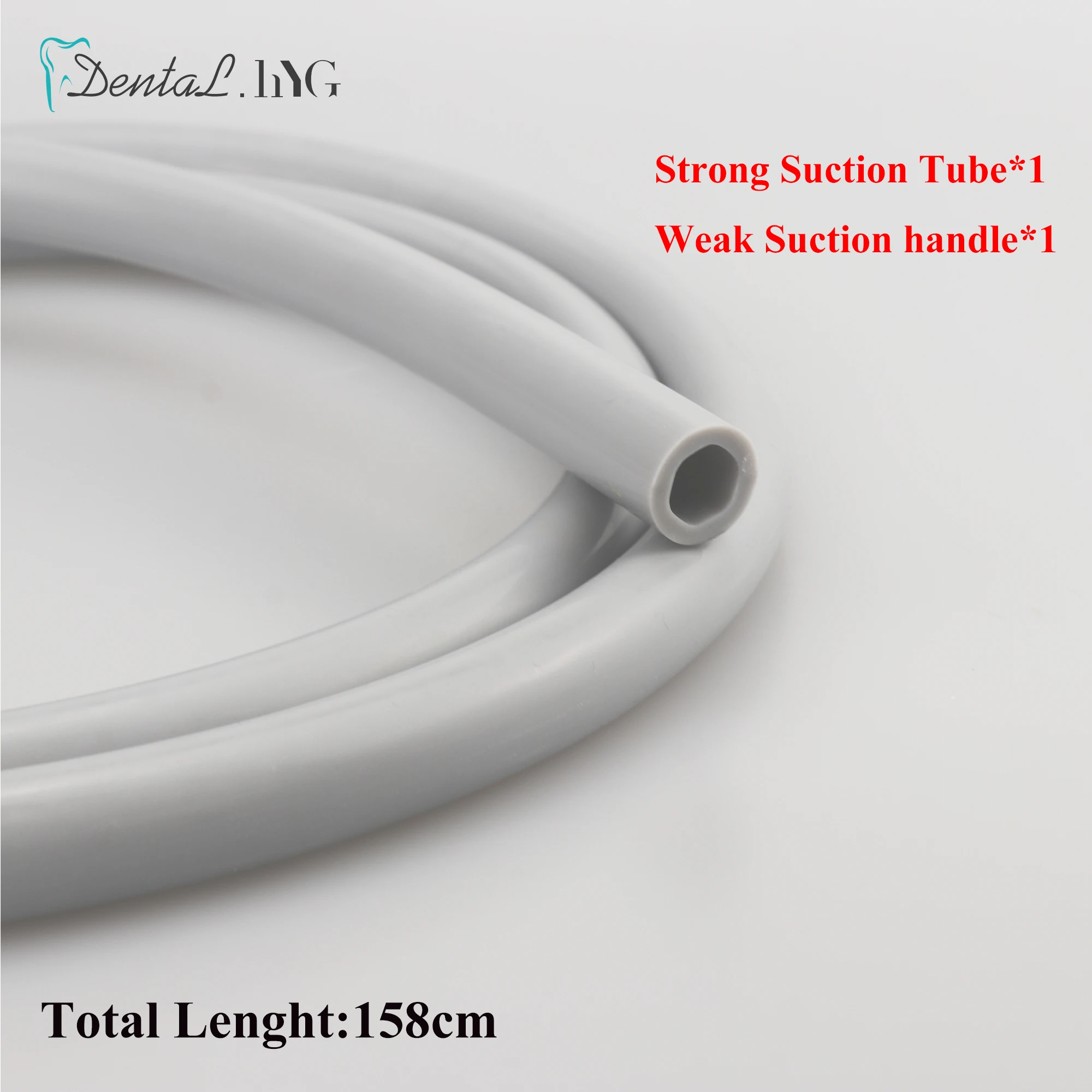 Dental Strong Suction Tube Hose Pipe & Dental Weak Suction Handle Saliva Swivel For Dental Unit Adjustable Suction Valve