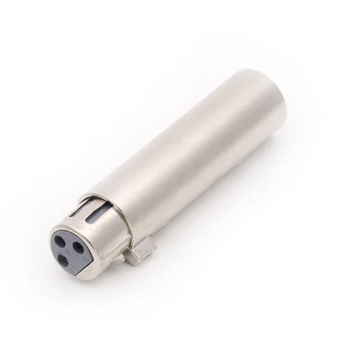Imagen 2 del producto 1 pzas/lote 3 pines XLR hembra a hembra tarjeta SIM Audio micrófono adaptador conector xlr macho a conectores macho xlr