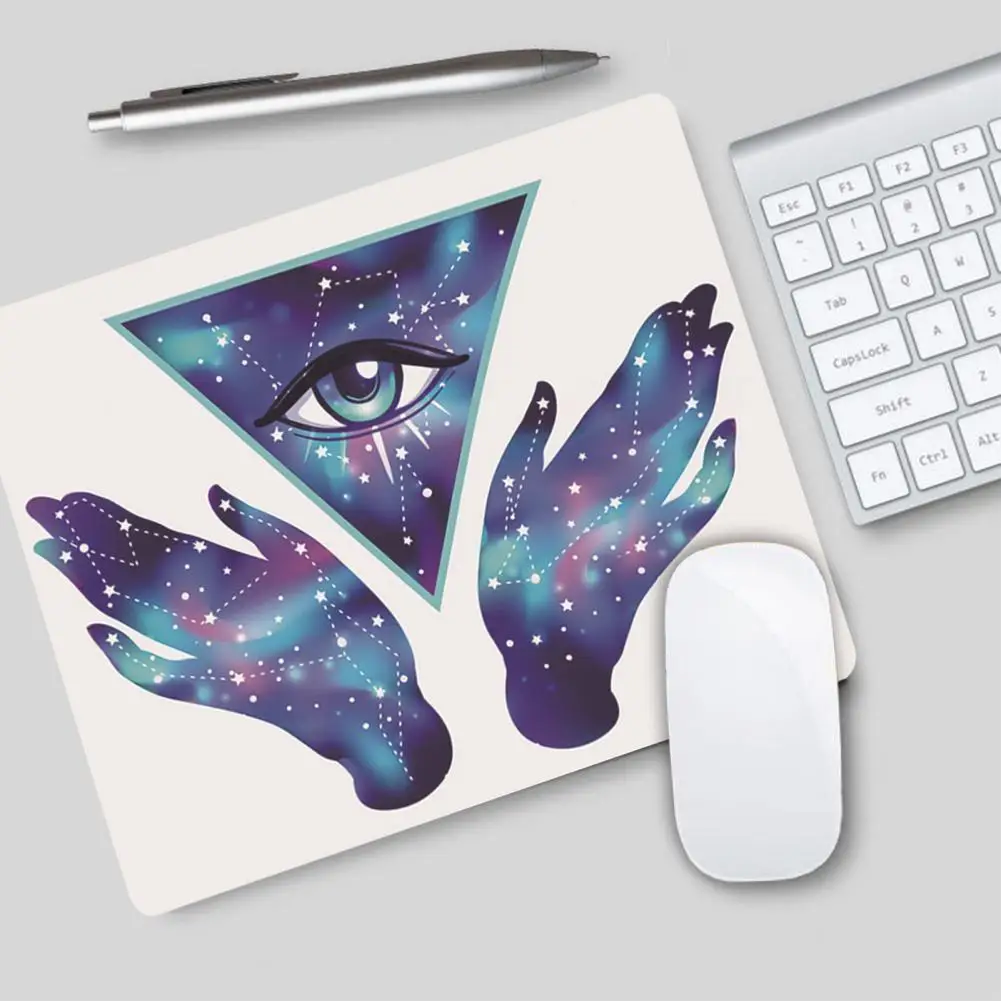 Desk Mouse Pad  Humanized   Desk Pad Eye Pattern Computer Mouse Mat