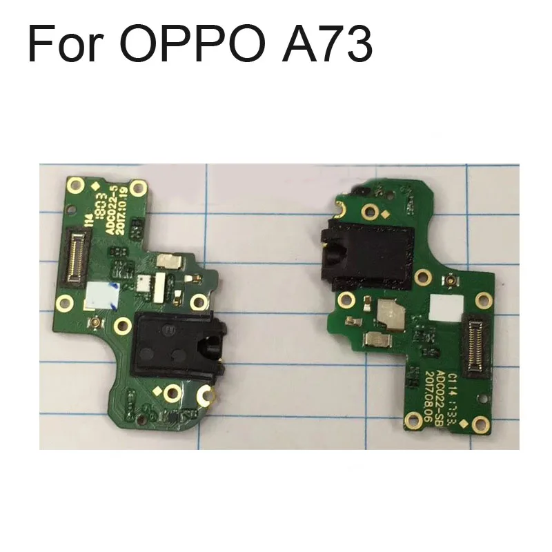 Oortelefoon Speaker Ontvanger Voor Oppo A73 A73 Oor Speaker Mic Microfoon Module Board Voor Oppo Een 73 Vervanging Reparatie Onderdelen een 73