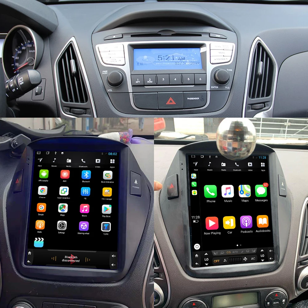 SINOSMART Android縦型スクリーンカーマルチメ - Tesla Style Screen Car Radio のレビューと価格