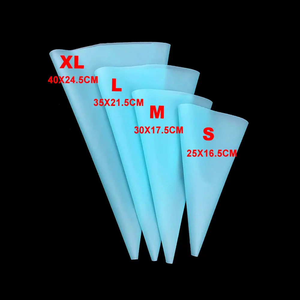 Sacs à douilles réutilisables en silicone, gadgets de cuisine, crème, bricolage, décoration de gâteaux, accessoires de cuisson, de qualité